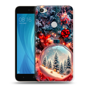 Силиконовый чехол на Xiaomi RedMi Note 5A Prime с принтом Новый год