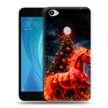Силиконовый чехол на Xiaomi RedMi Note 5A Prime с принтом Новый год