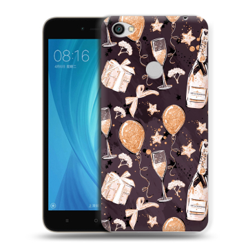 Силиконовый чехол на Xiaomi RedMi Note 5A Prime с принтом Новый год