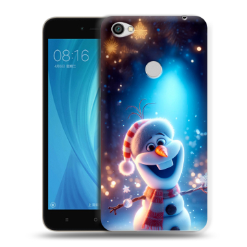 Силиконовый чехол на Xiaomi RedMi Note 5A Prime с принтом Новый год