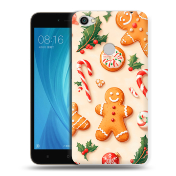 Силиконовый чехол на Xiaomi RedMi Note 5A Prime с принтом Новый год