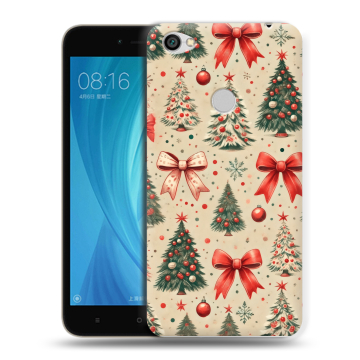 Силиконовый чехол на Xiaomi RedMi Note 5A Prime с принтом Новый год