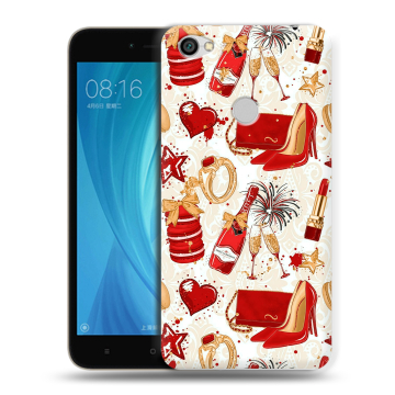 Силиконовый чехол на Xiaomi RedMi Note 5A Prime с принтом Новый год