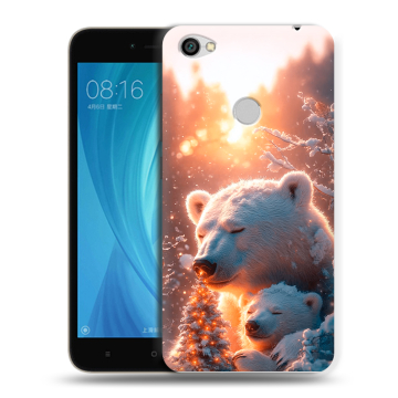 Силиконовый чехол на Xiaomi RedMi Note 5A Prime с принтом Новый год
