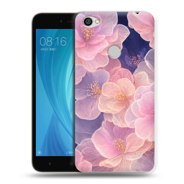 Силиконовый чехол на Xiaomi RedMi Note 5A Prime с принтом женский