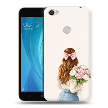 Силиконовый чехол на Xiaomi RedMi Note 5A Prime с принтом женский Силиконовый чехол на Xiaomi RedMi Note 5A Prime с принтом женский
