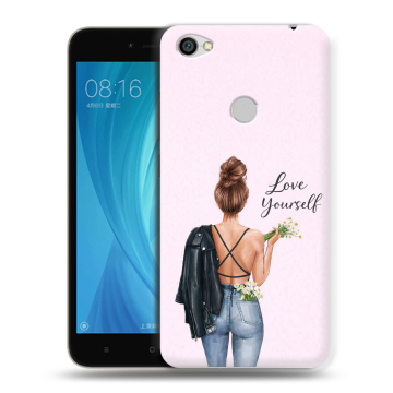 Силиконовый чехол на Xiaomi RedMi Note 5A Prime с принтом женский Силиконовый чехол на Xiaomi RedMi Note 5A Prime с принтом женский