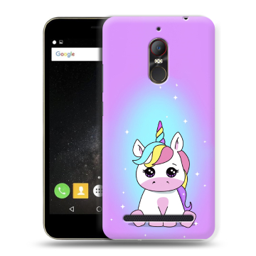 Силиконовый чехол на ZTE Nubia N1 Lite с принтом Единорог