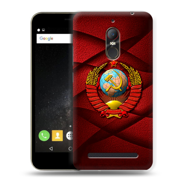 Силиконовый чехол на ZTE Nubia N1 Lite с принтом Герб СССР
