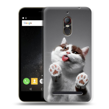 Силиконовый чехол на ZTE Nubia N1 Lite с принтом Коты