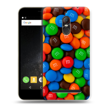 Силиконовый чехол на ZTE Nubia N1 Lite с принтом Конфеты