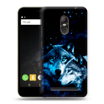 Силиконовый чехол на ZTE Nubia N1 Lite с принтом Волки Силиконовый чехол на ZTE Nubia N1 Lite с принтом Волки