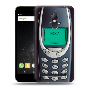 Силиконовый чехол на ZTE Nubia N1 Lite с принтом Старый телефон Силиконовый чехол на ZTE Nubia N1 Lite с принтом Старый телефон
