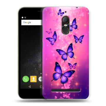 Силиконовый чехол на ZTE Nubia N1 Lite с принтом Бабочки