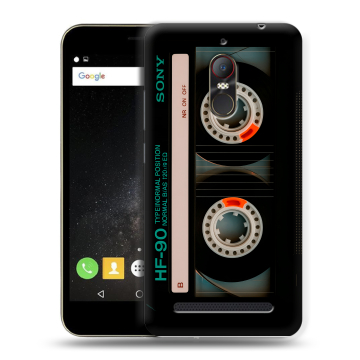 Силиконовый чехол на ZTE Nubia N1 Lite с принтом Кассета