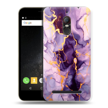 Силиконовый чехол на ZTE Nubia N1 Lite с принтом Мрамор