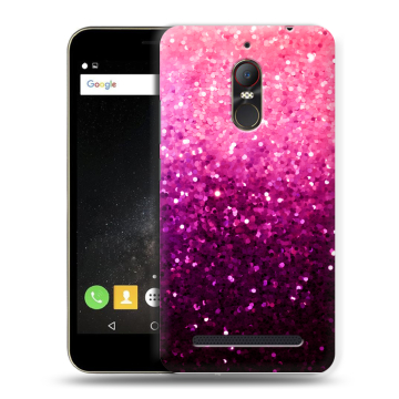 Силиконовый чехол на ZTE Nubia N1 Lite с принтом Блестки Силиконовый чехол на ZTE Nubia N1 Lite с принтом Блестки