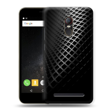 Силиконовый чехол на ZTE Nubia N1 Lite с принтом Текстура металла