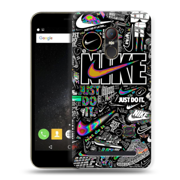 Силиконовый чехол на ZTE Nubia N1 Lite с принтом Найк Силиконовый чехол на ZTE Nubia N1 Lite с принтом Найк