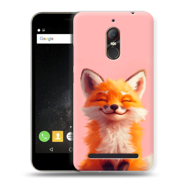 Силиконовый чехол на ZTE Nubia N1 Lite с принтом милая лиса