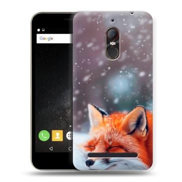 Силиконовый чехол на ZTE Nubia N1 Lite с принтом лиса