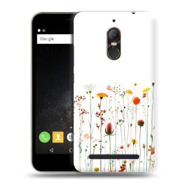 Силиконовый чехол на ZTE Nubia N1 Lite с принтом цветы