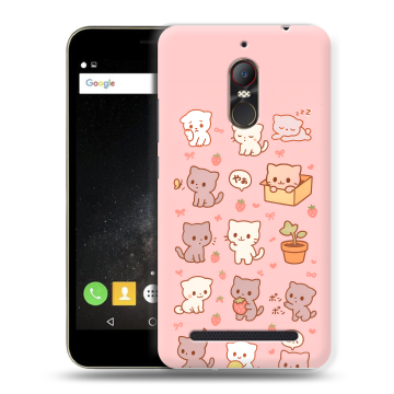 Силиконовый чехол на ZTE Nubia N1 Lite с принтом Hello Kitty Хелоу Кити