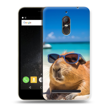 Силиконовый чехол на ZTE Nubia N1 Lite с принтом Капибара