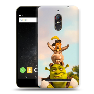 Силиконовый чехол на ZTE Nubia N1 Lite с принтом Шрек Shrek