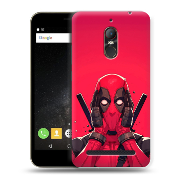 Силиконовый чехол на ZTE Nubia N1 Lite с принтом Дедпул Deadpool