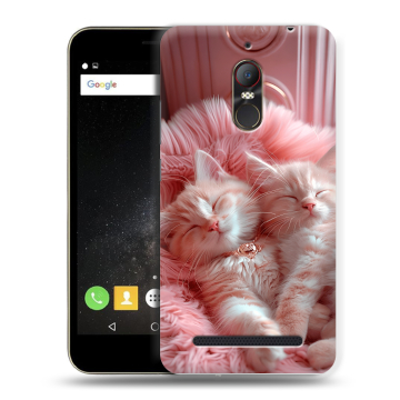 Силиконовый чехол на ZTE Nubia N1 Lite с принтом котята котики Силиконовый чехол на ZTE Nubia N1 Lite с принтом котята котики