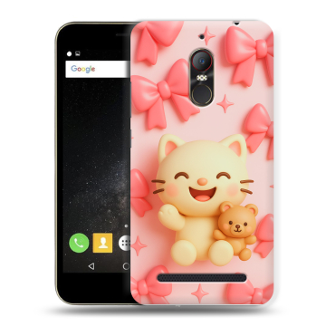 Силиконовый чехол на ZTE Nubia N1 Lite с принтом для девочек