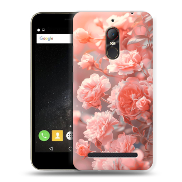 Силиконовый чехол на ZTE Nubia N1 Lite с принтом Розы цветы