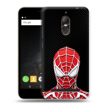 Силиконовый чехол на ZTE Nubia N1 Lite с принтом человек паук spiderman