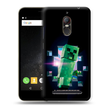 Силиконовый чехол на ZTE Nubia N1 Lite с принтом Майнкрафт Minecraft