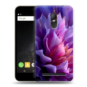 Силиконовый чехол на ZTE Nubia N1 Lite с принтом женский цветы