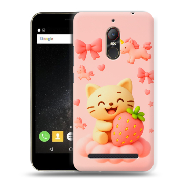 Силиконовый чехол на ZTE Nubia N1 Lite с принтом для девочек