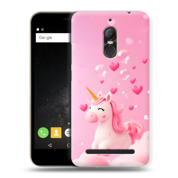 Силиконовый чехол на ZTE Nubia N1 Lite с принтом Единорог