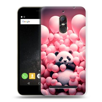 Силиконовый чехол на ZTE Nubia N1 Lite с принтом Панда
