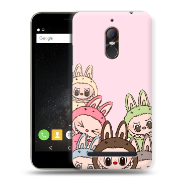Силиконовый чехол на ZTE Nubia N1 Lite с принтом Лабубу