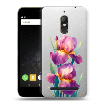 Силиконовый чехол на ZTE Nubia N1 Lite с принтом Цветы орхидеи