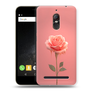 Силиконовый чехол на ZTE Nubia N1 Lite с принтом Розовая роза
