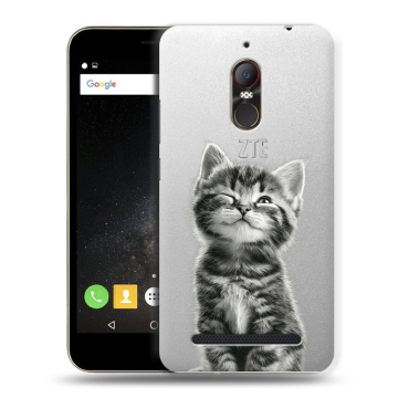 Силиконовый чехол на ZTE Nubia N1 Lite с принтом Котенок