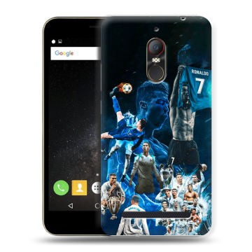 Силиконовый чехол на ZTE Nubia N1 Lite с принтом Реал Роналдо Силиконовый чехол на ZTE Nubia N1 Lite с принтом Реал Роналдо