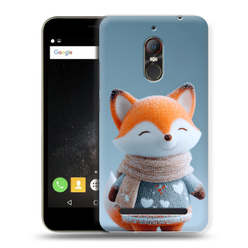 Силиконовый чехол на ZTE Nubia N1 Lite с принтом Лиса