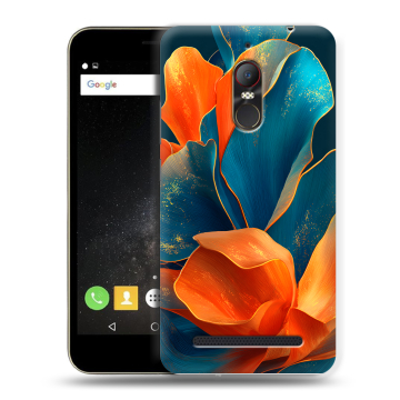 Силиконовый чехол на ZTE Nubia N1 Lite с принтом Цветы