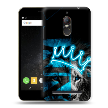 Силиконовый чехол на ZTE Nubia N1 Lite с принтом Король лев