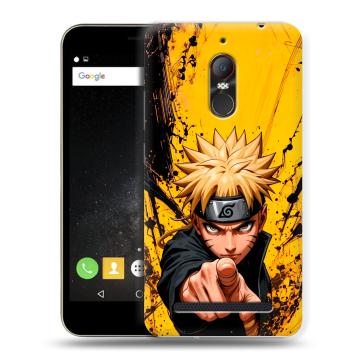 Силиконовый чехол на ZTE Nubia N1 Lite с принтом Naruto Наруто