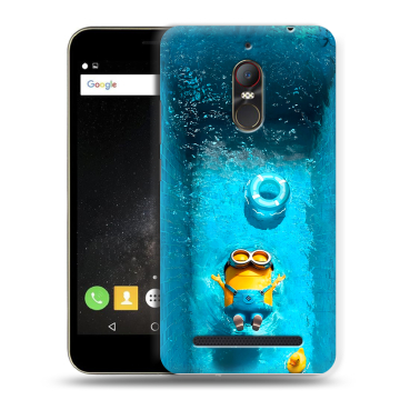 Силиконовый чехол на ZTE Nubia N1 Lite с принтом Миньоны Силиконовый чехол на ZTE Nubia N1 Lite с принтом Миньоны