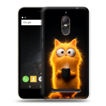 Силиконовый чехол на ZTE Nubia N1 Lite с принтом Смешной кот